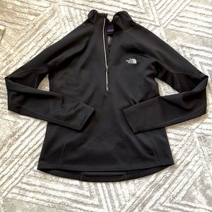 The north face half zip sweater